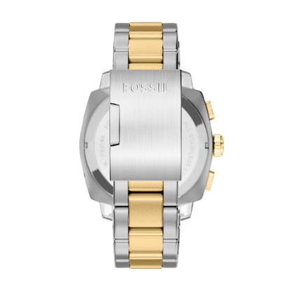 Reloj Análogo Casual Plateado de Hombre