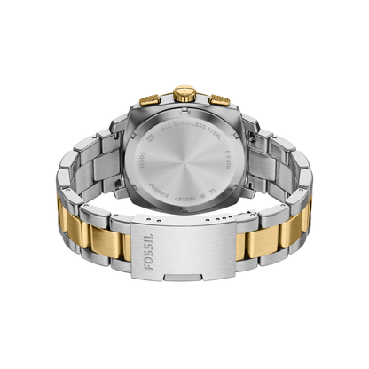 Reloj Análogo Casual Plateado de Hombre