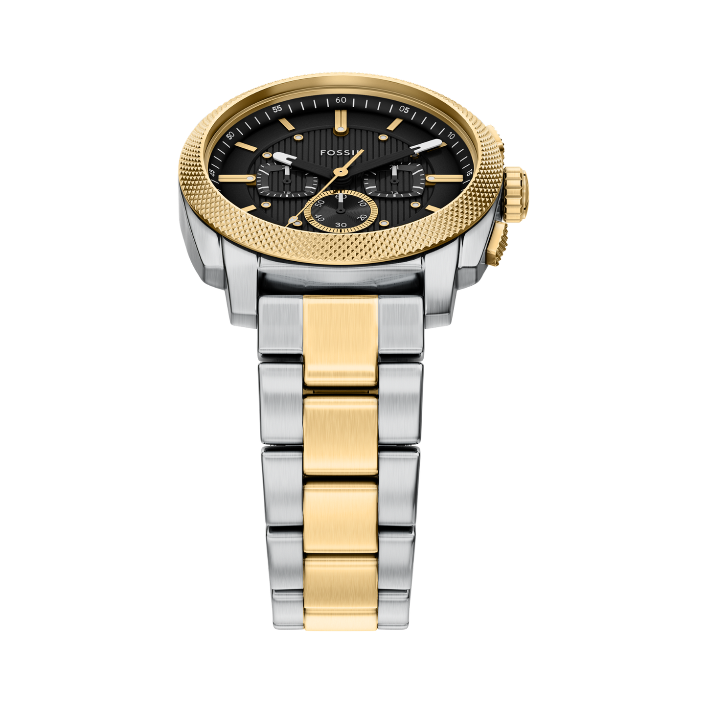 Reloj Análogo Casual Plateado de Hombre
