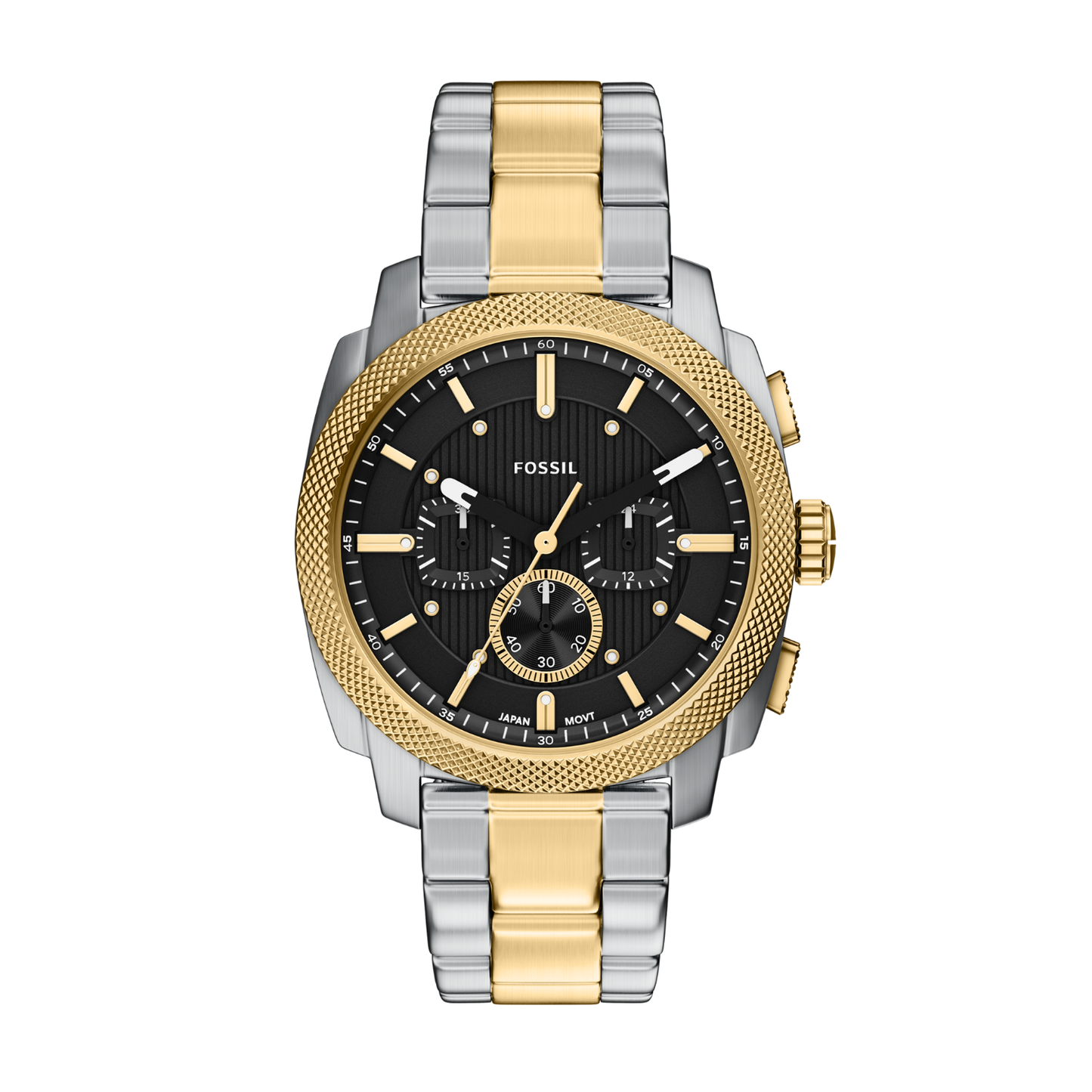 Reloj Análogo Casual Plateado de Hombre