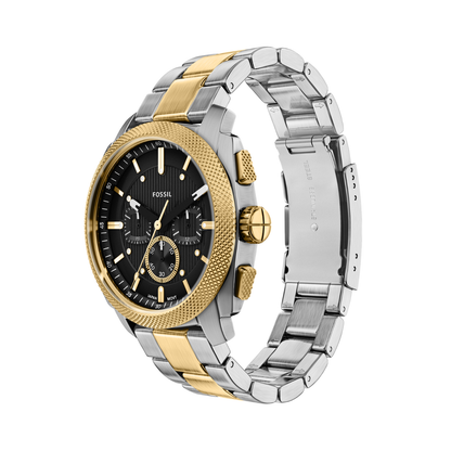 Reloj Análogo Casual Plateado de Hombre