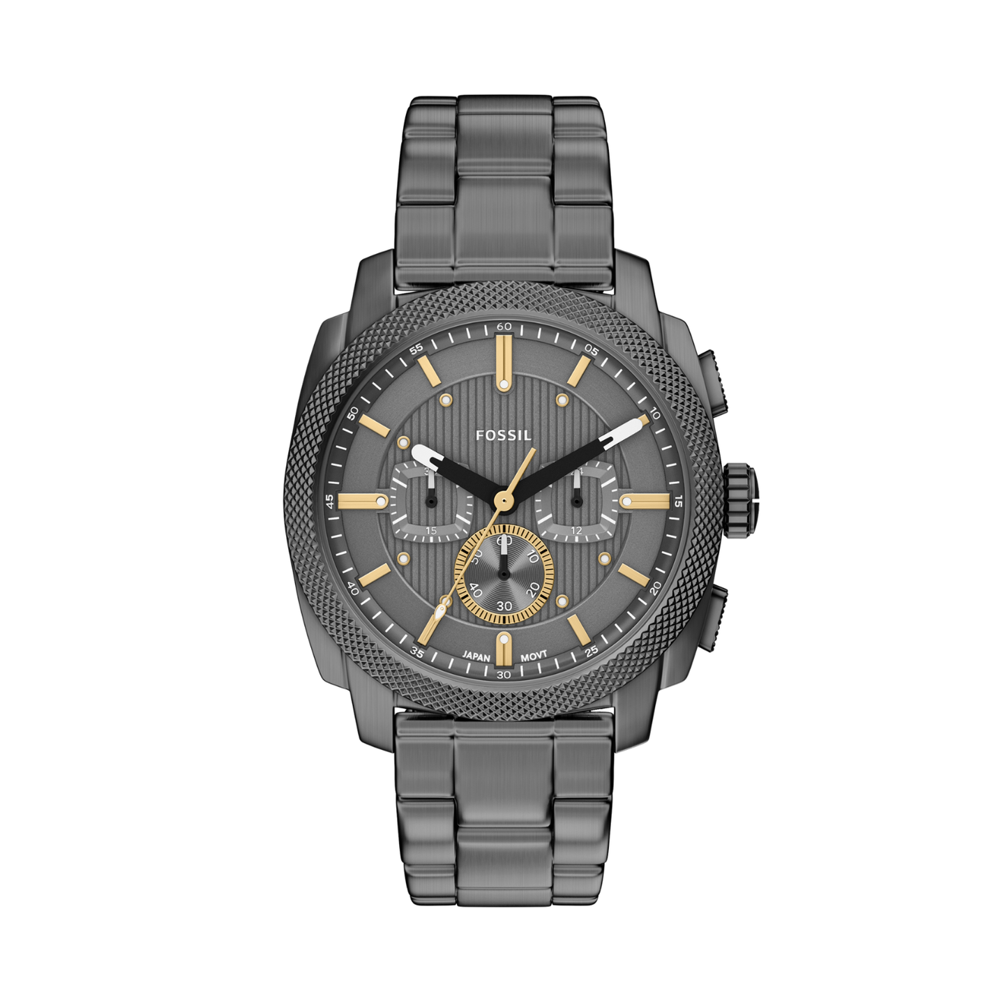 Reloj Análogo Casual Gris Oscuro de Hombre