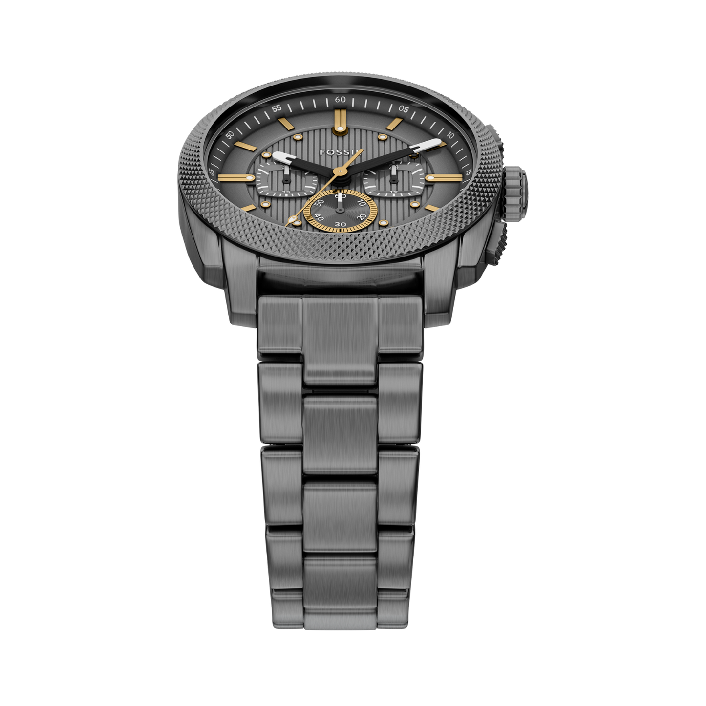 Reloj Análogo Casual Gris Oscuro de Hombre