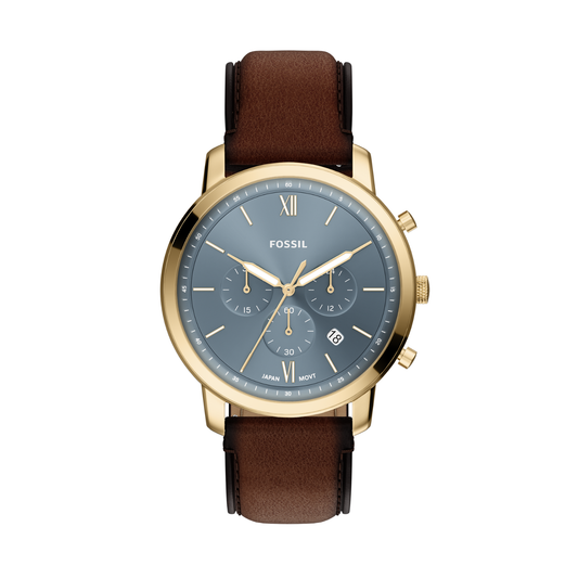 Reloj Análogo Casual Dorado de Hombre