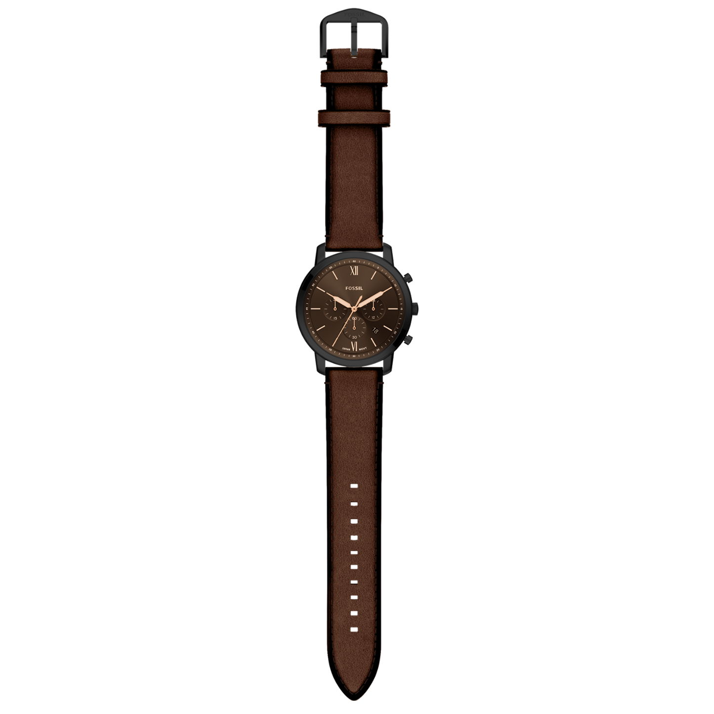Reloj Análogo Casual Negro de Hombre
