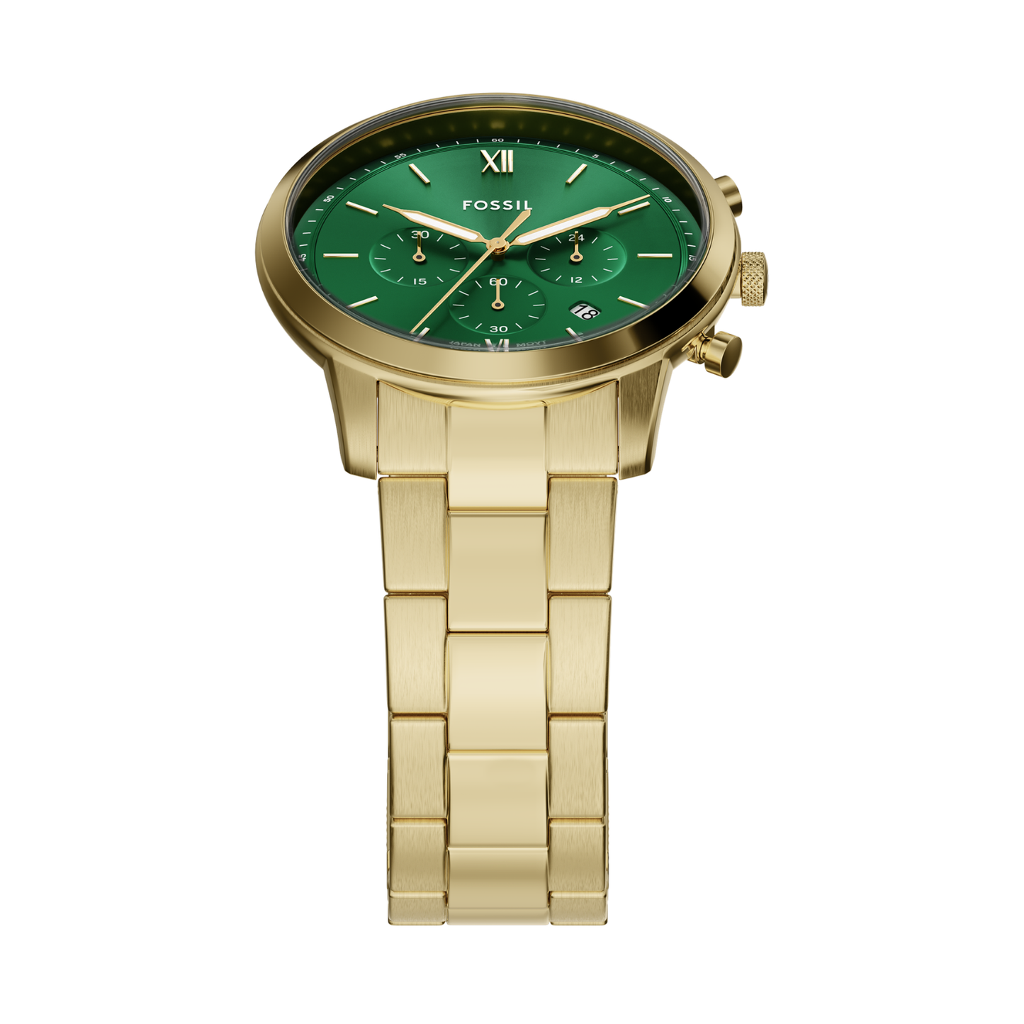 Reloj Análogo Casual Dorado de Hombre