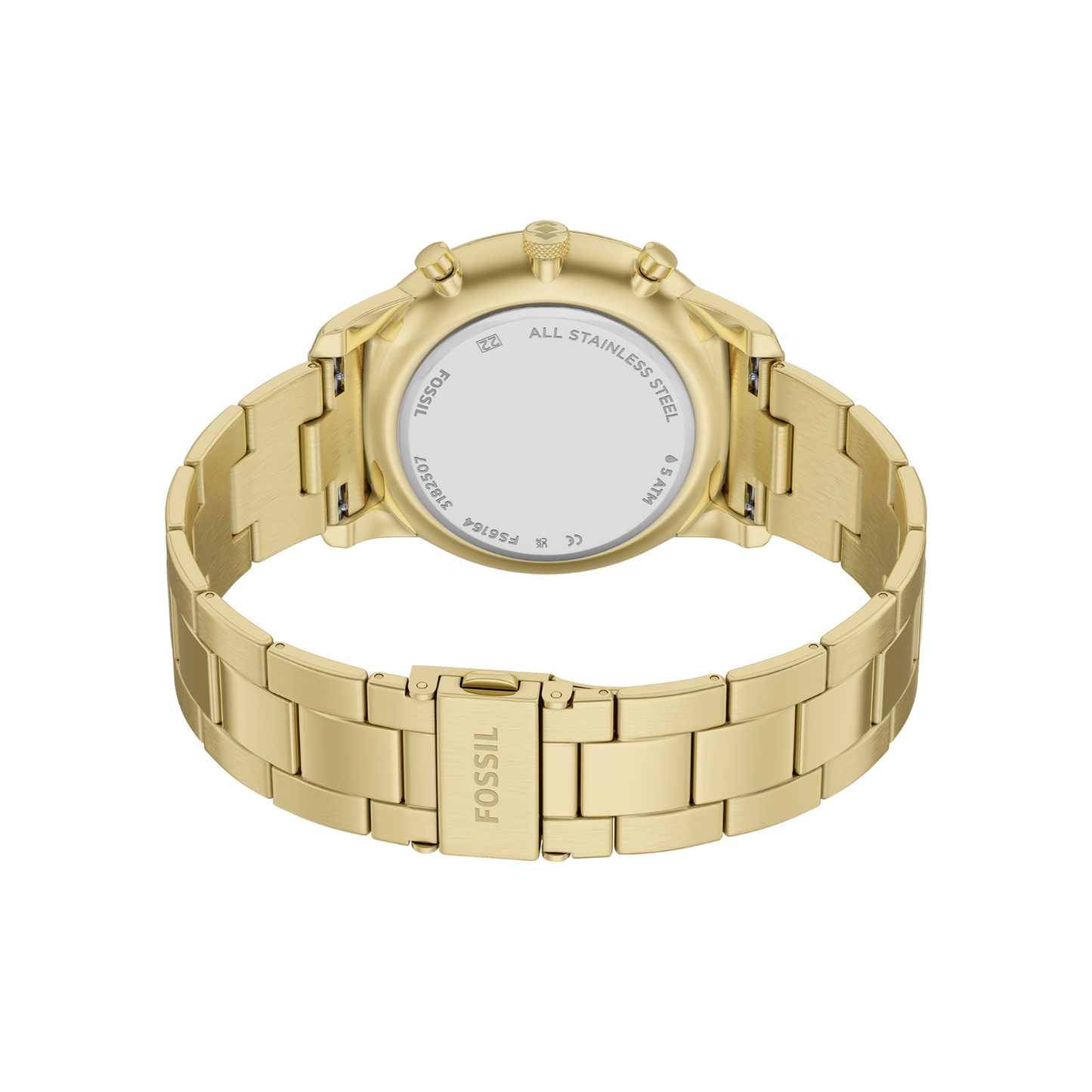 Reloj Análogo Casual Dorado de Hombre