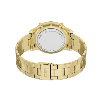 Reloj Análogo Casual Dorado de Hombre