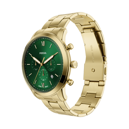 Reloj Análogo Casual Dorado de Hombre