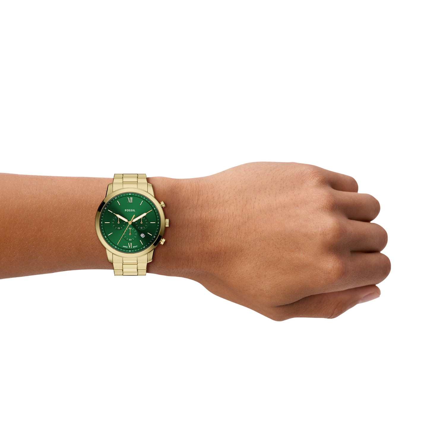 Reloj Análogo Casual Dorado de Hombre