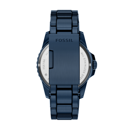 Reloj Análogo Casual Azul Oscuro de Hombre