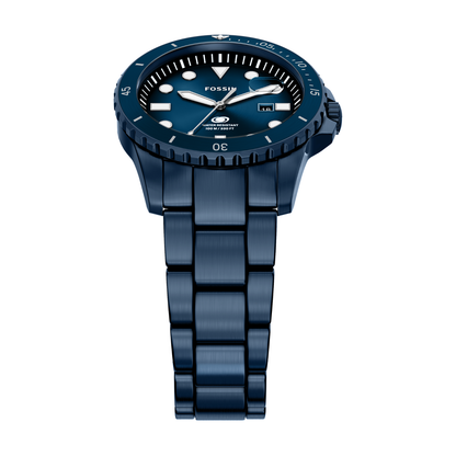 Reloj Análogo Casual Azul Oscuro de Hombre