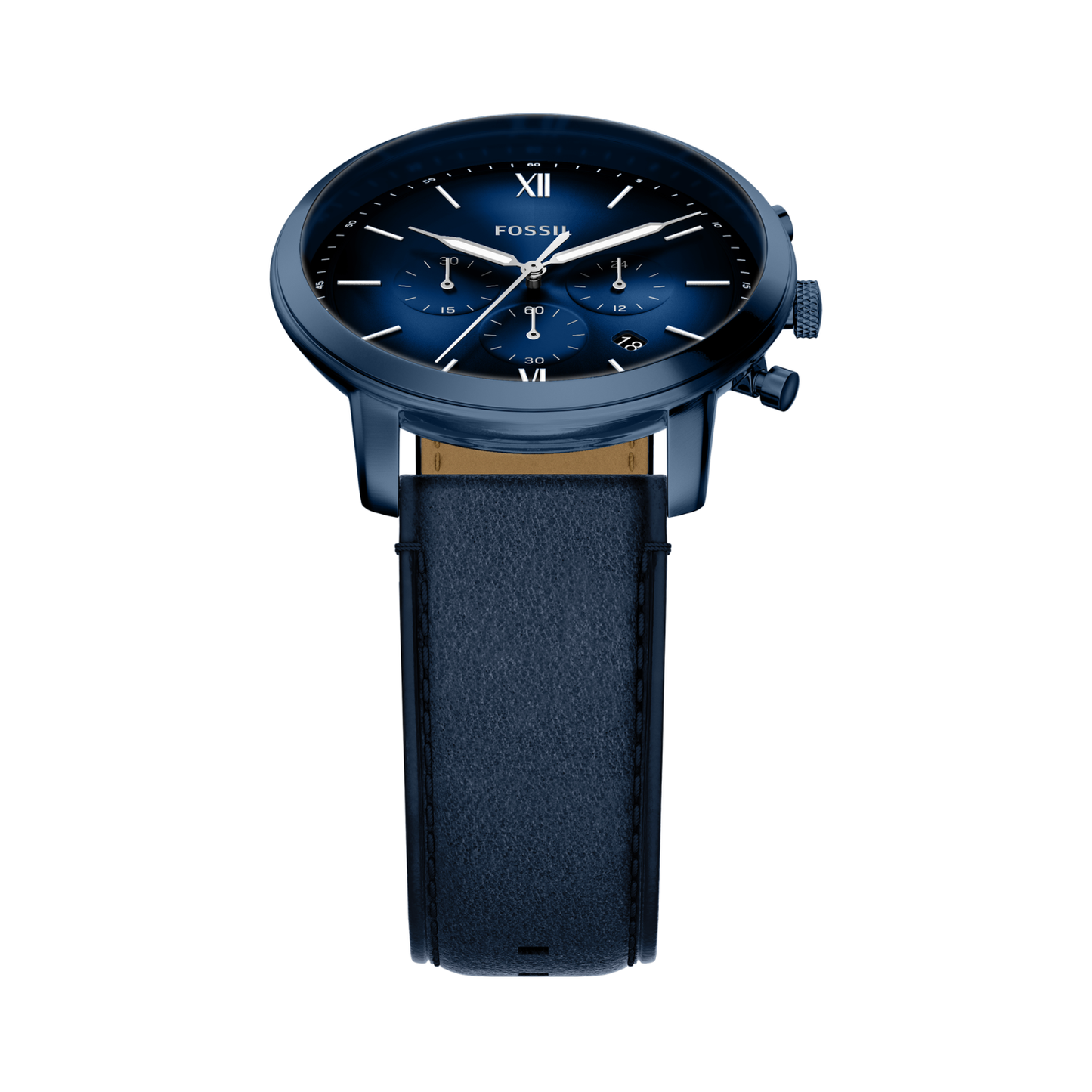 Reloj Análogo Casual Azul Oscuro de Hombre