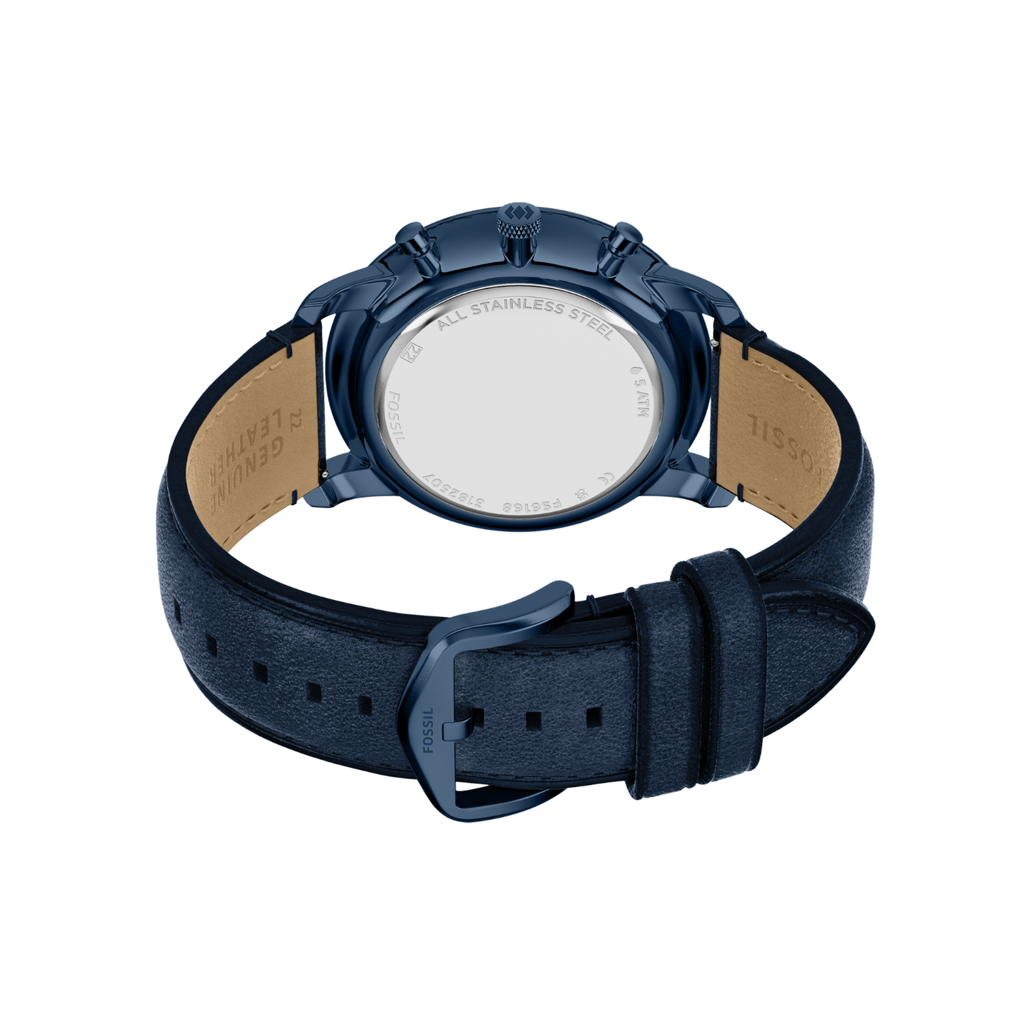 Reloj Análogo Casual Azul Oscuro de Hombre