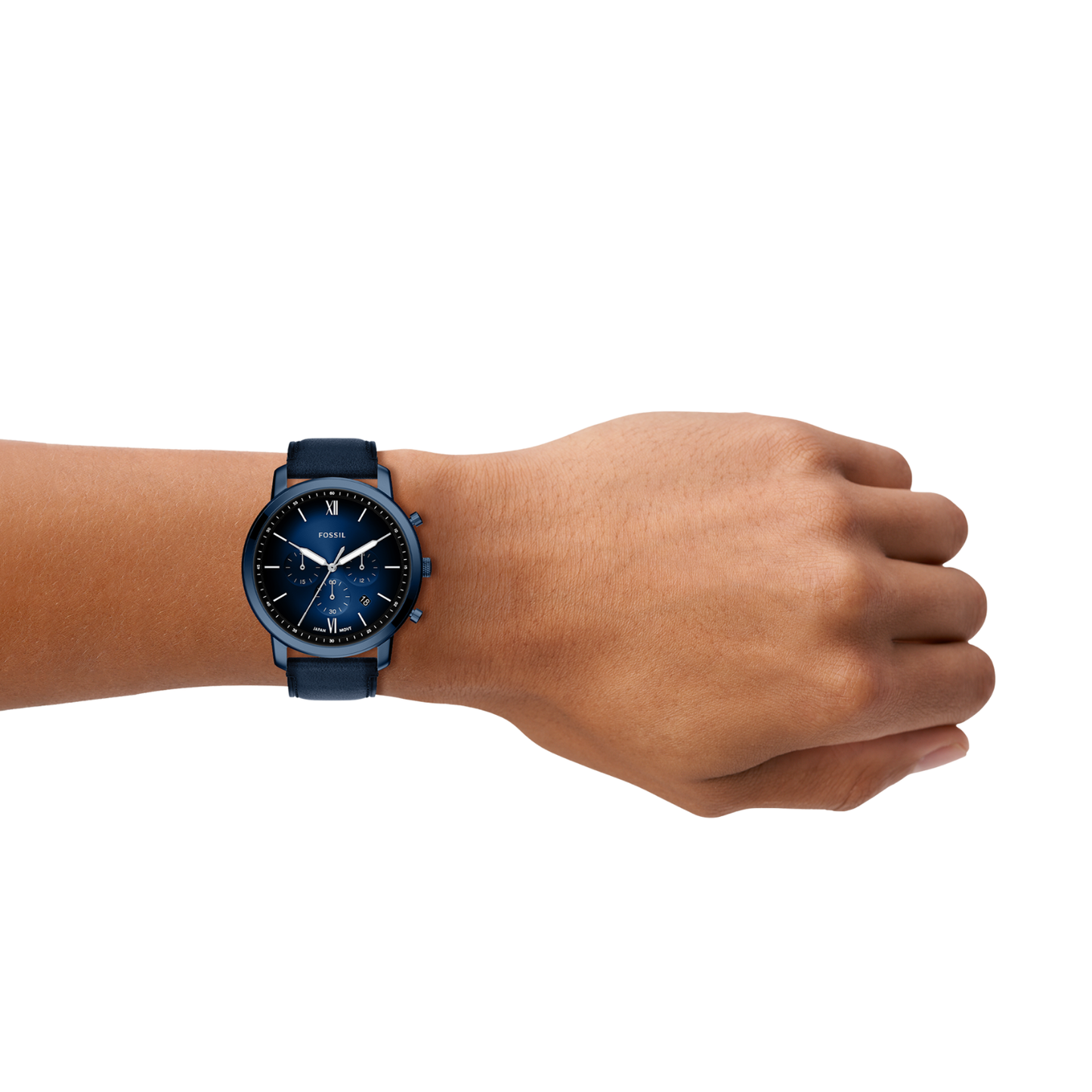 Reloj Análogo Casual Azul Oscuro de Hombre