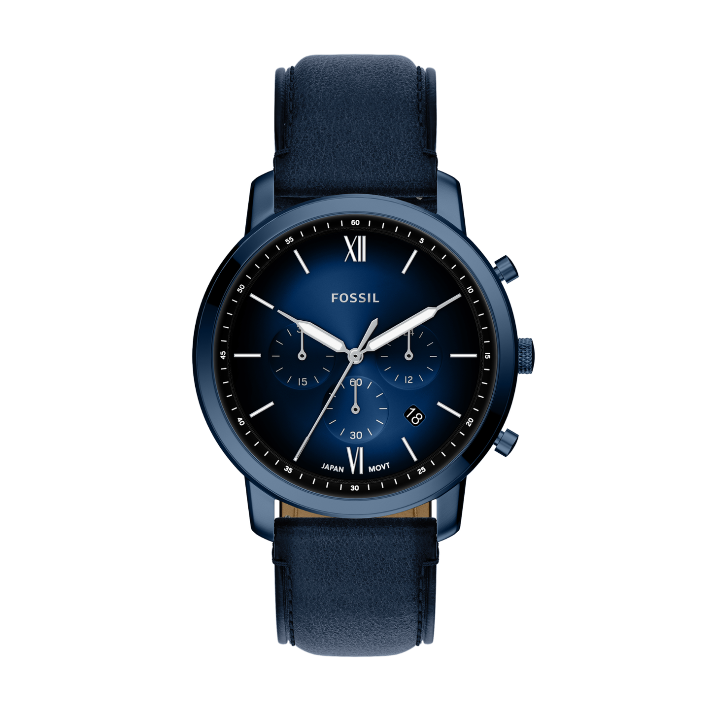 Reloj Análogo Casual Azul Oscuro de Hombre