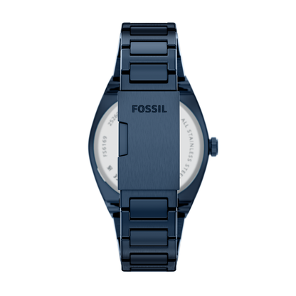Reloj Análogo Casual Azul Oscuro de Hombre