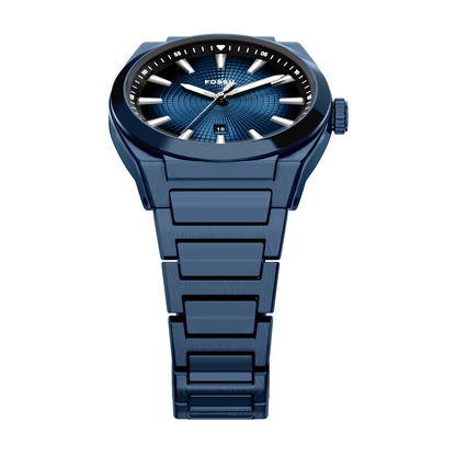 Reloj Análogo Casual Azul Oscuro de Hombre