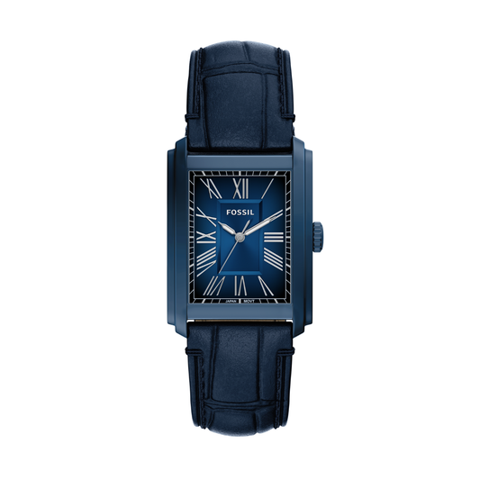 Reloj Análogo Casual Azul Oscuro de Hombre