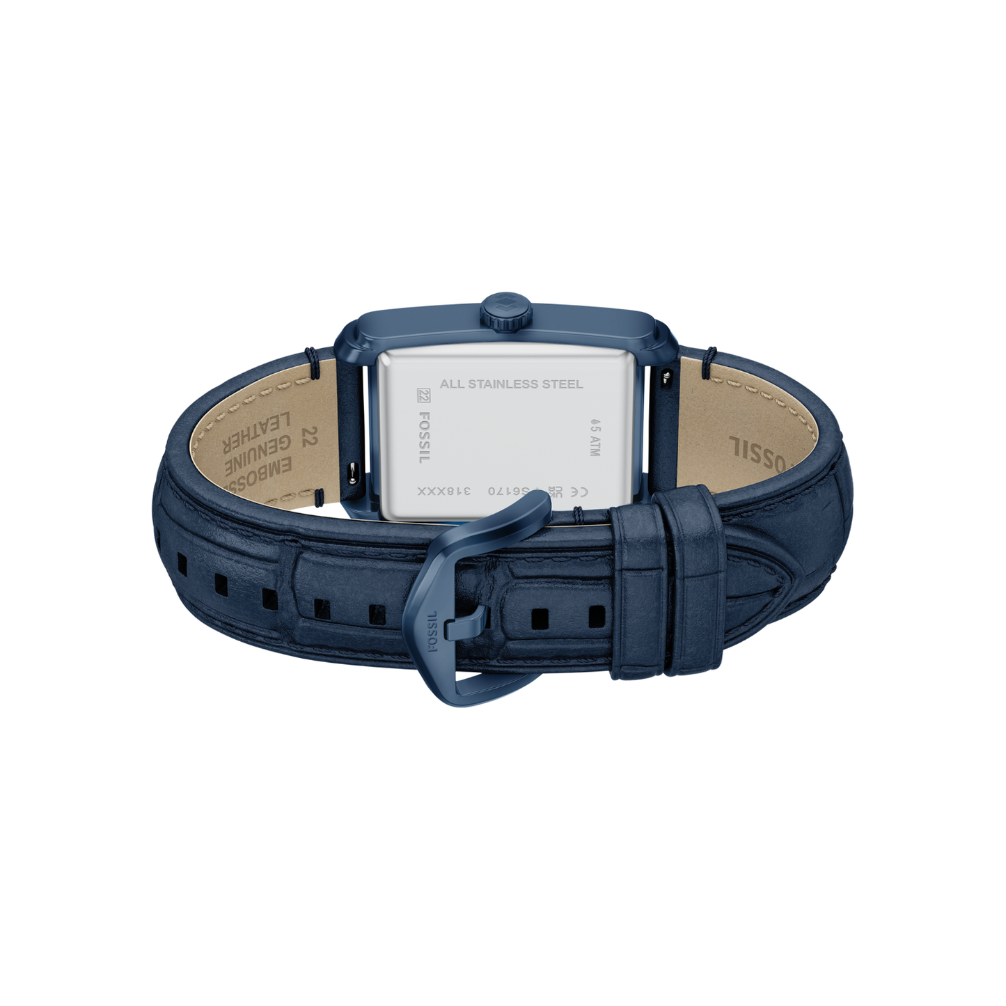 Reloj Análogo Casual Azul Oscuro de Hombre