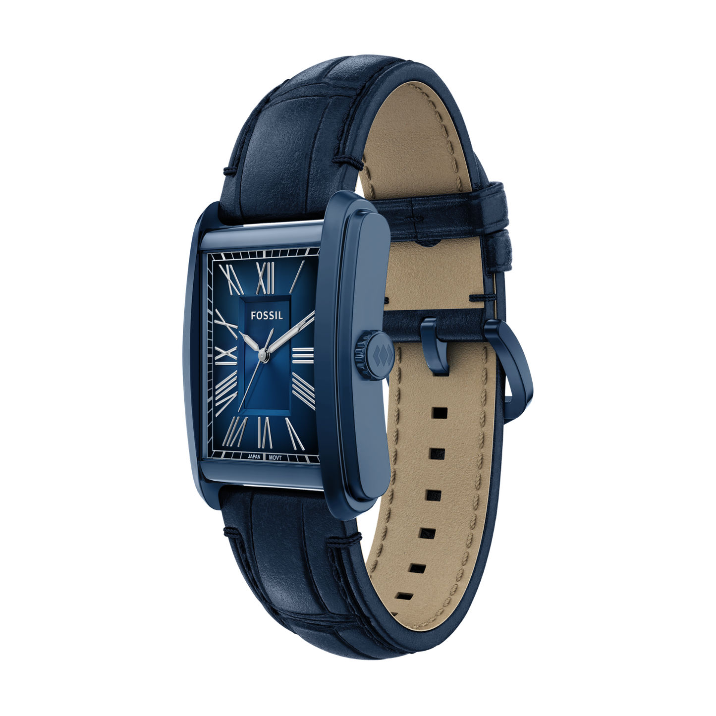 Reloj Análogo Casual Azul Oscuro de Hombre