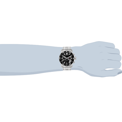Reloj Análogo Ejecutivo Plateado de Hombre