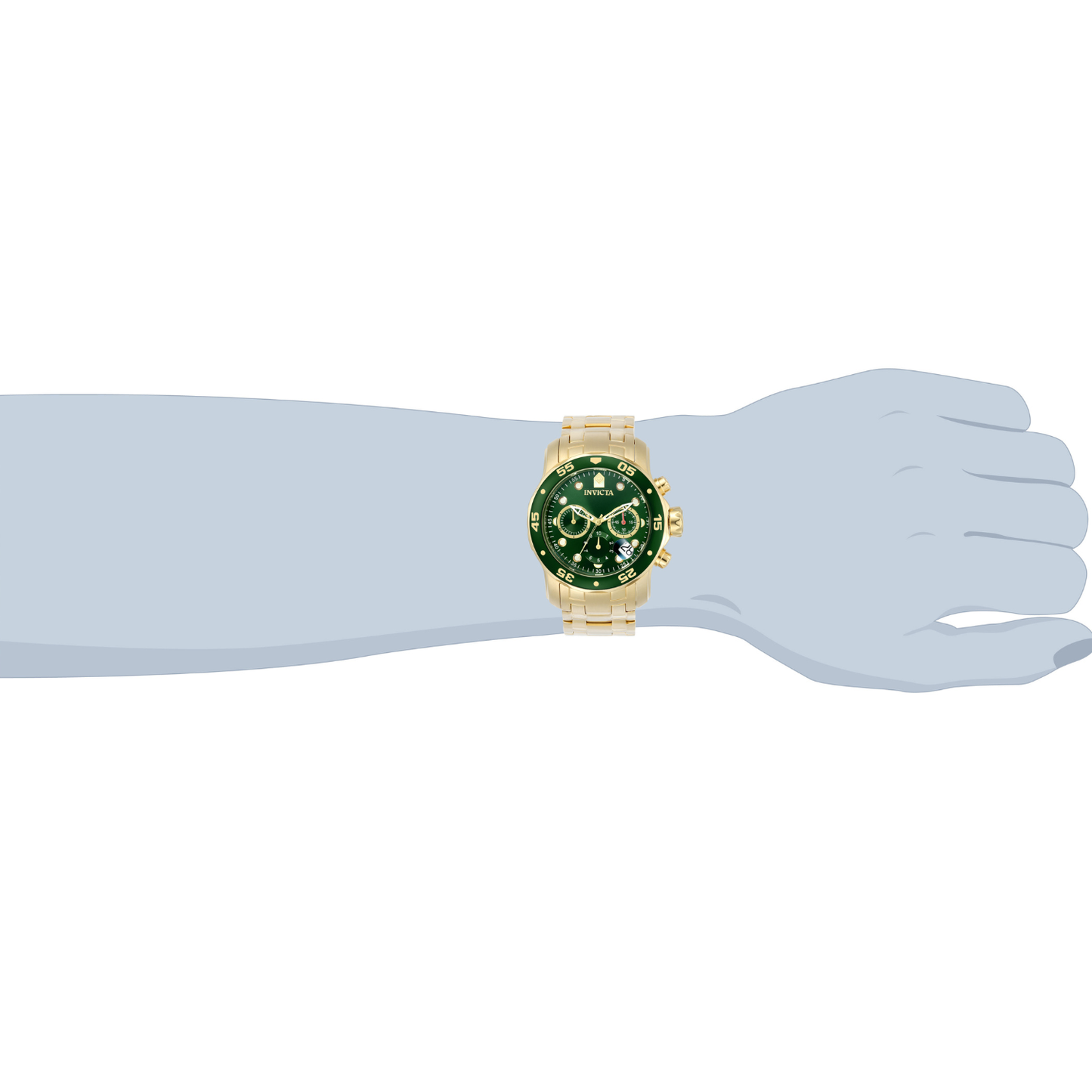 Reloj Análogo Ejecutivo Dorado de Hombre