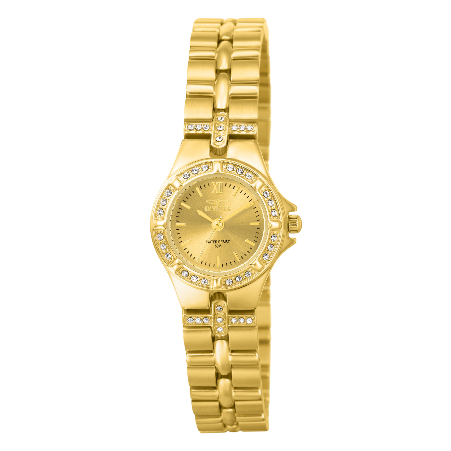 Reloj Análogo Ejecutivo Dorado de Mujer