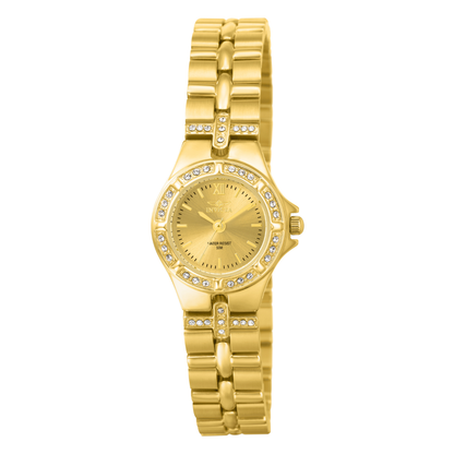 Reloj Análogo Ejecutivo Dorado de Mujer