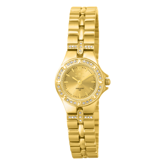 Reloj Análogo Ejecutivo Dorado de Mujer