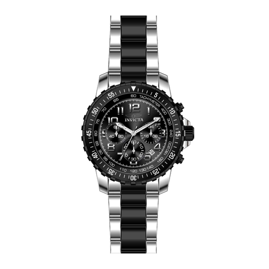 Reloj Análogo Ejecutivo Plateado Doble Tono de Hombre