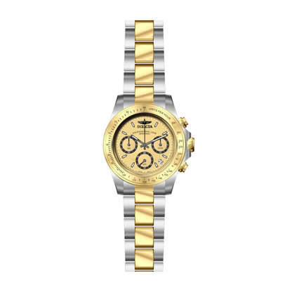 Reloj Análogo Deportivo Dorado Doble Tono de Hombre