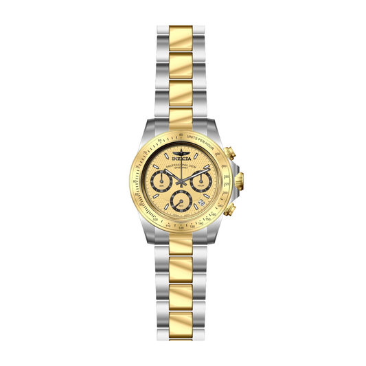 Reloj Análogo Deportivo Dorado Doble Tono de Hombre