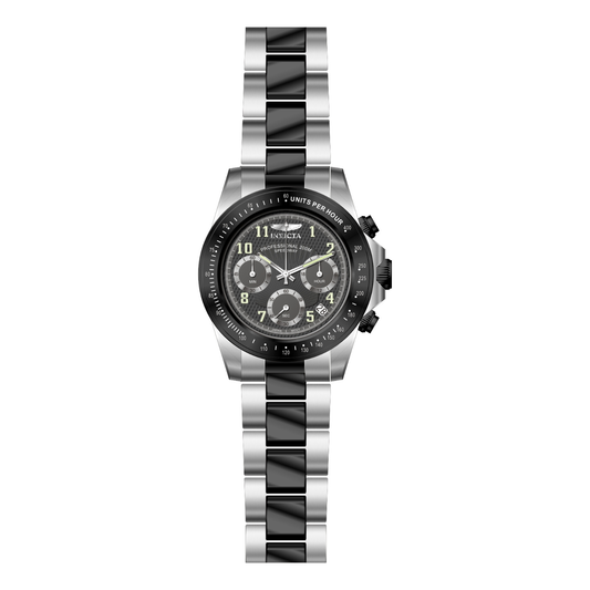 Reloj Análogo Deportivo Plateado Doble Tono de Hombre
