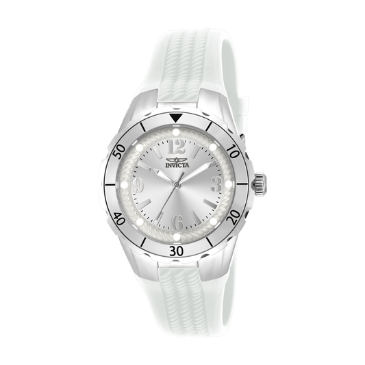 Reloj Análogo Casual Plateado de Mujer