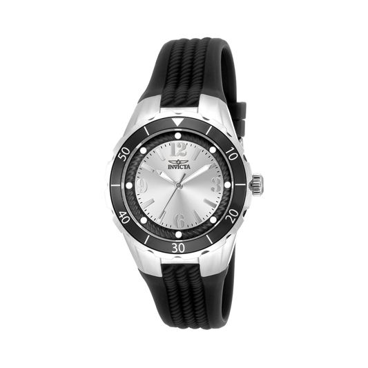 Reloj Análogo Casual Plateado de Mujer