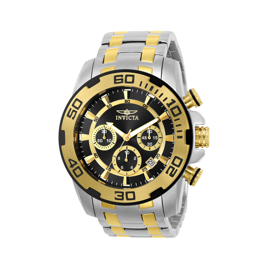 Reloj Análogo Ejecutivo Plateado Doble Tono de Hombre