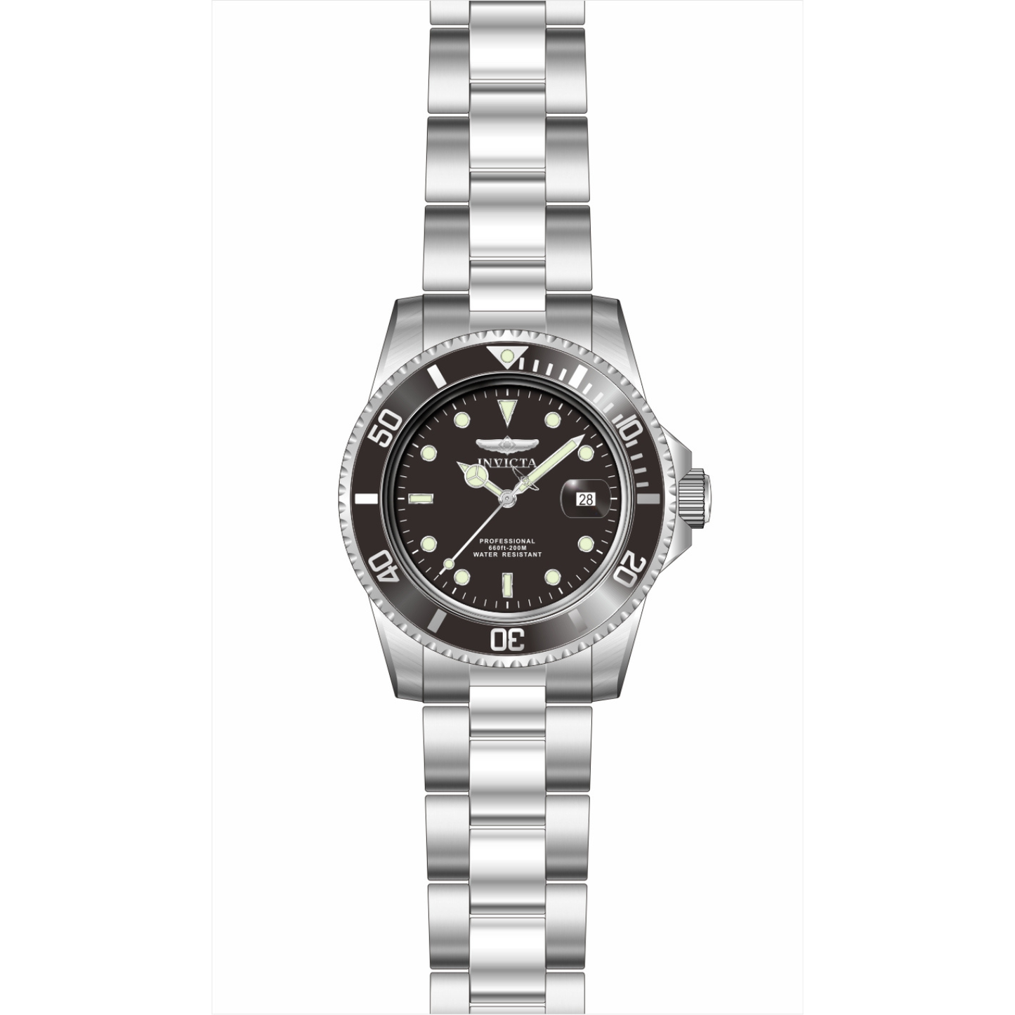 Reloj Análogo Ejecutivo Plateado de Hombre