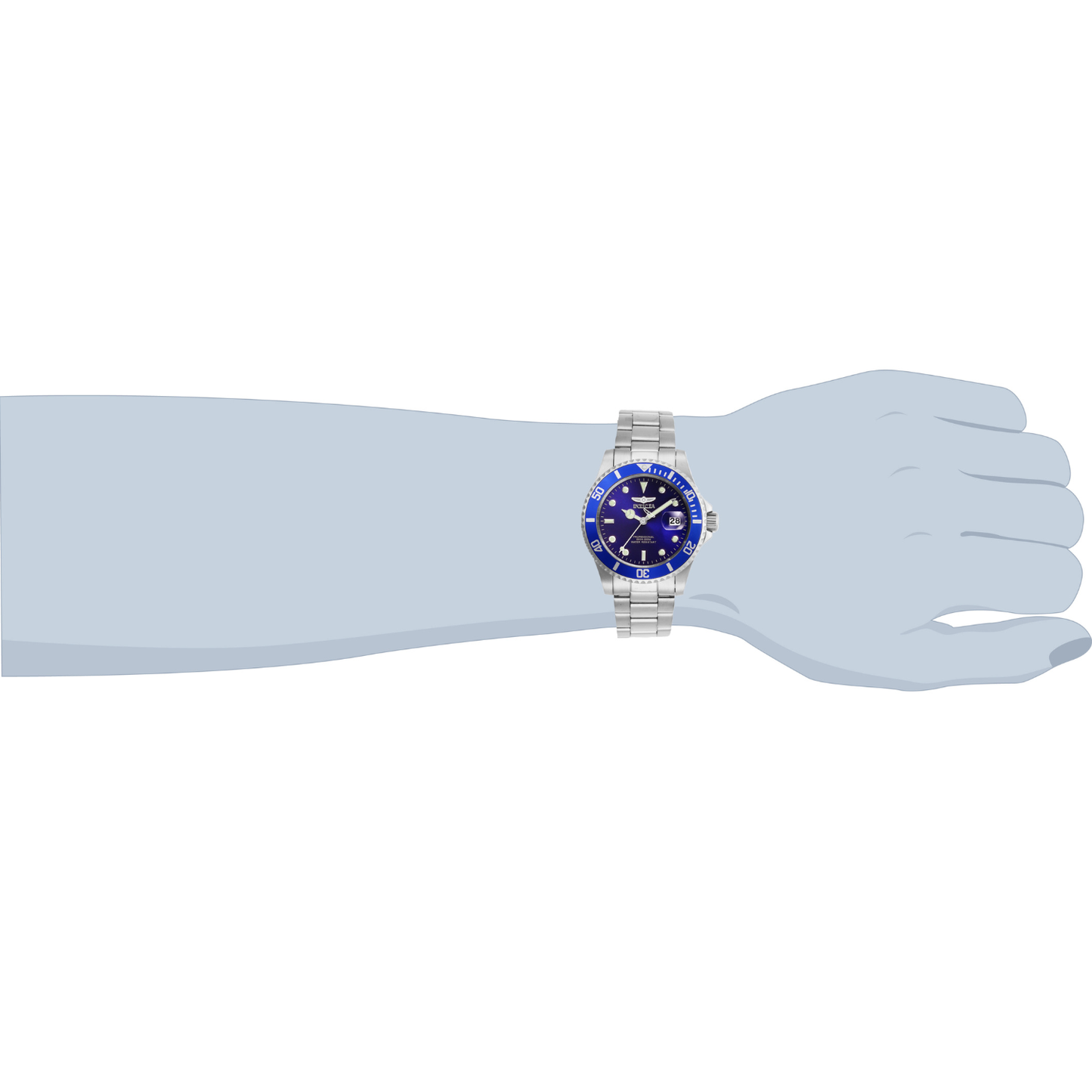 Reloj Análogo Ejecutivo Plateado de Hombre