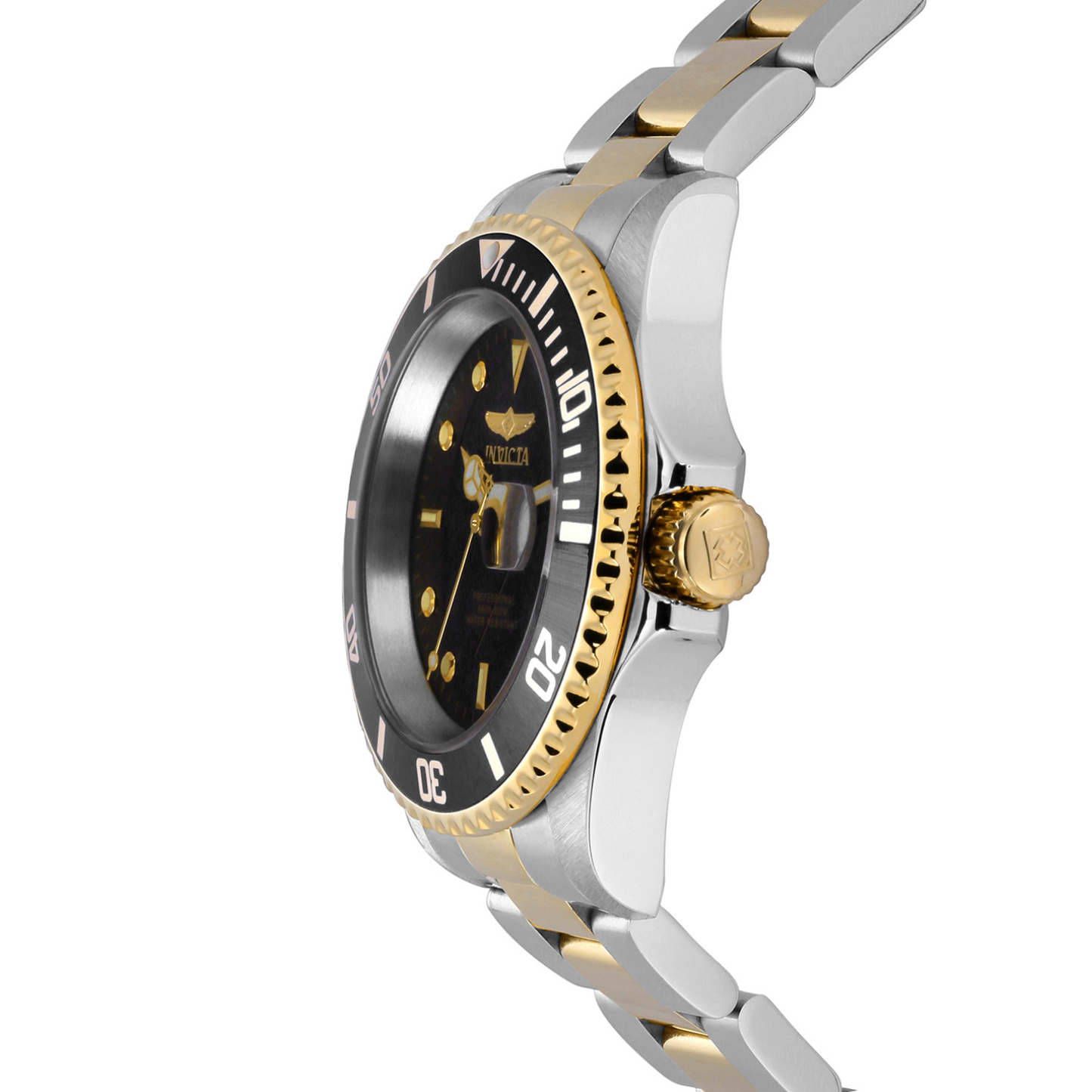 Reloj Análogo Ejecutivo Plateado Doble Tono de Hombre