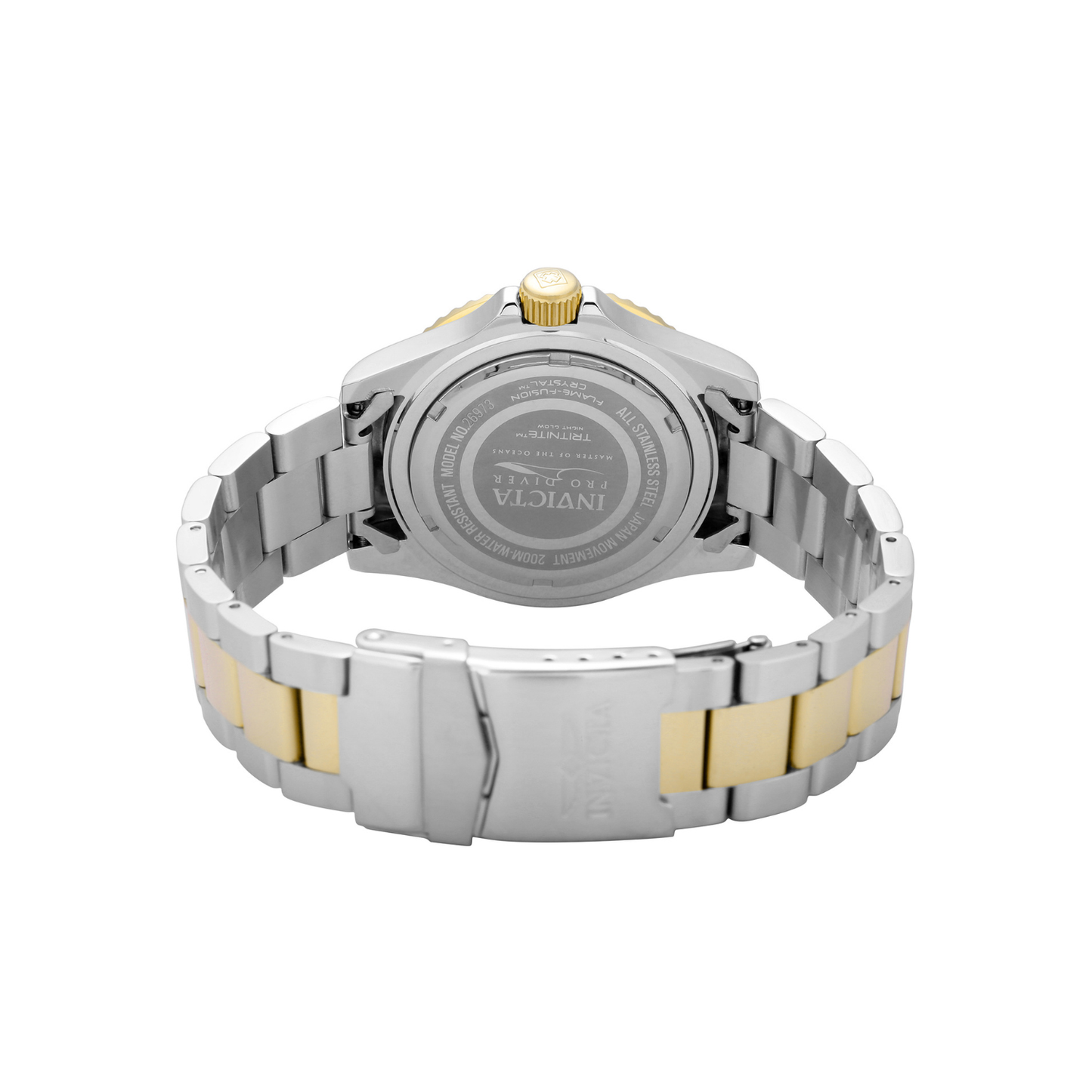 Reloj Análogo Ejecutivo Plateado Doble Tono de Hombre