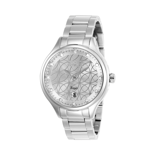 Reloj Análogo Ejecutivo Plateado de Mujer