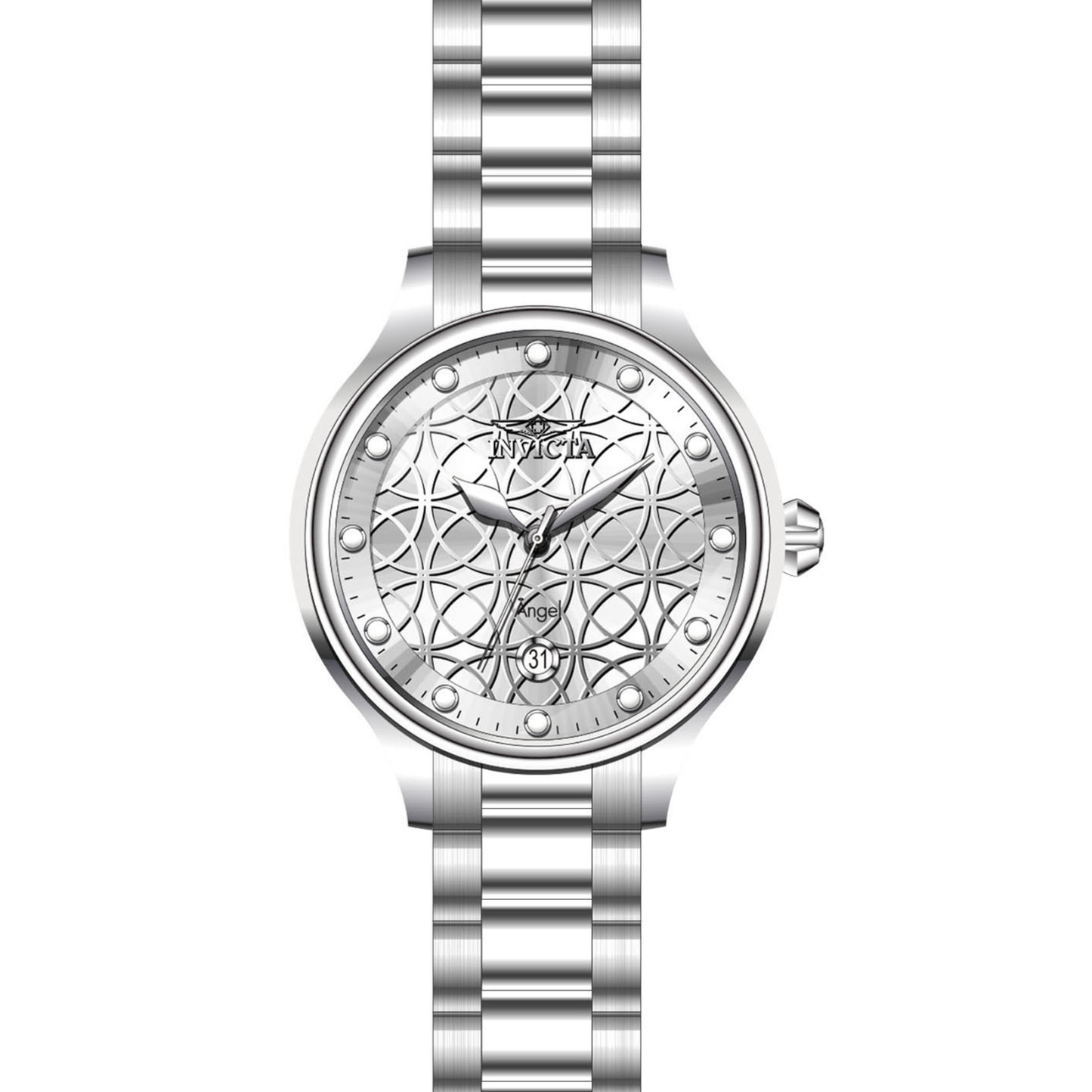 Reloj Análogo Ejecutivo Plateado de Mujer