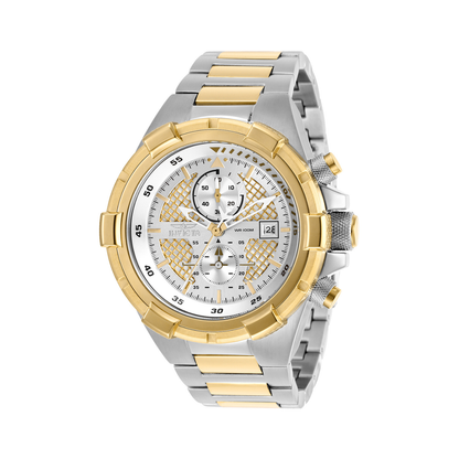 Reloj Análogo Ejecutivo Dorado Doble Tono de Hombre