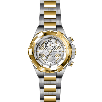 Reloj Análogo Ejecutivo Dorado Doble Tono de Hombre