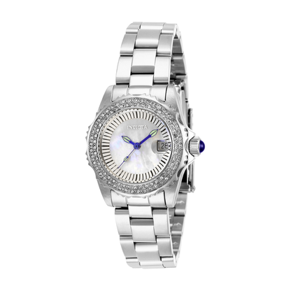 Reloj Análogo Ejecutivo Plateado de Mujer