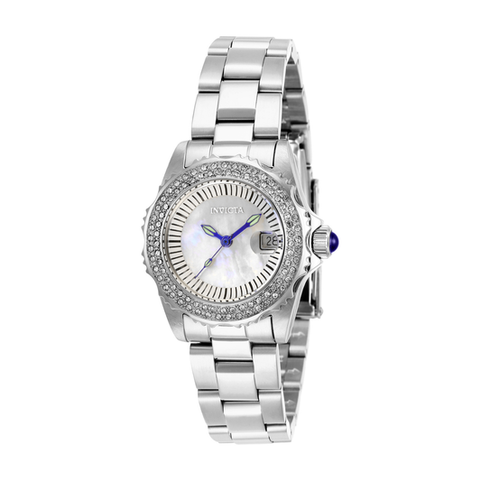 Reloj Análogo Ejecutivo Plateado de Mujer