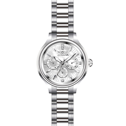 Reloj Análogo Ejecutivo Plateado de Mujer