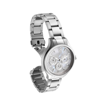 Reloj Análogo Ejecutivo Plateado de Mujer