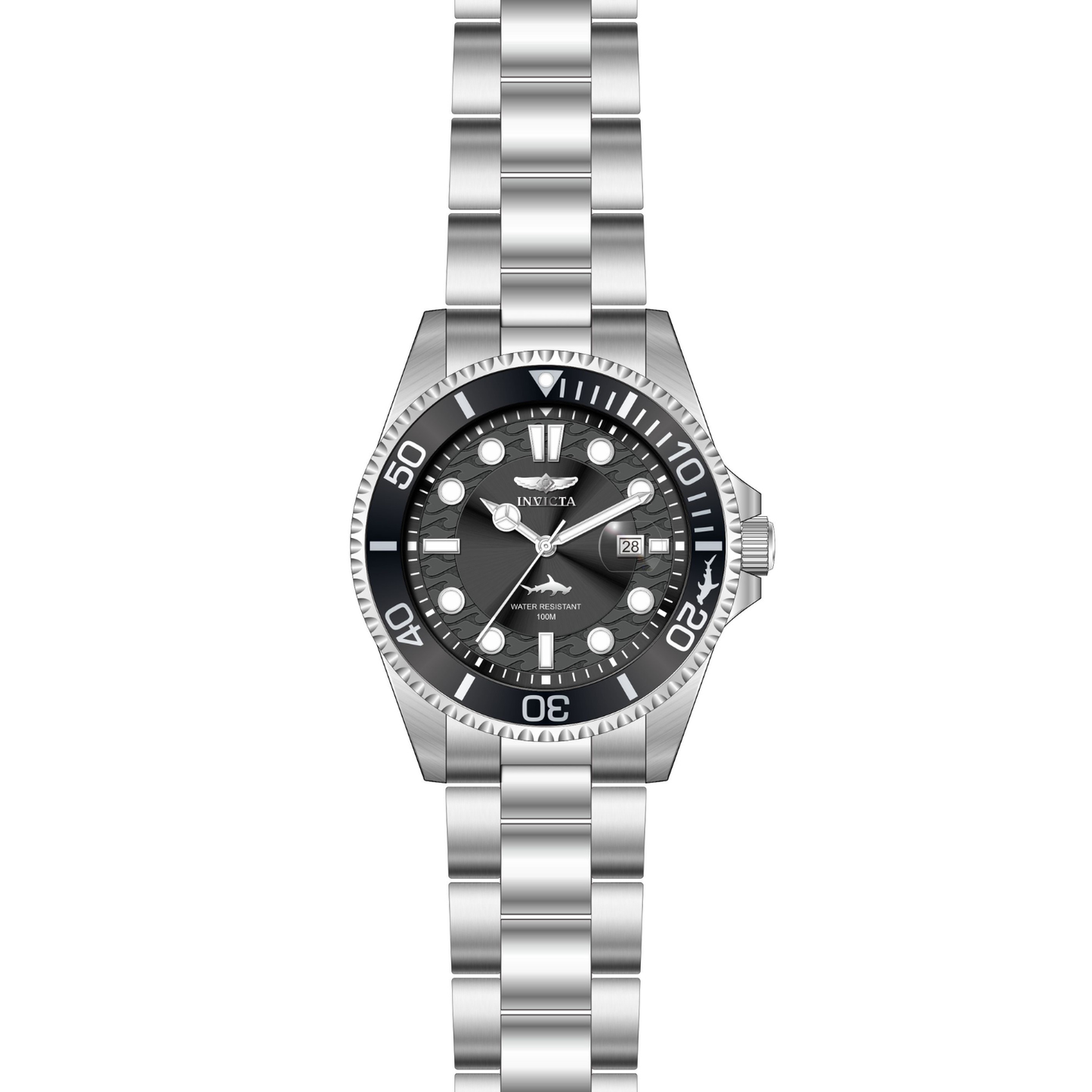 Reloj Análogo Ejecutivo Plateado de Hombre